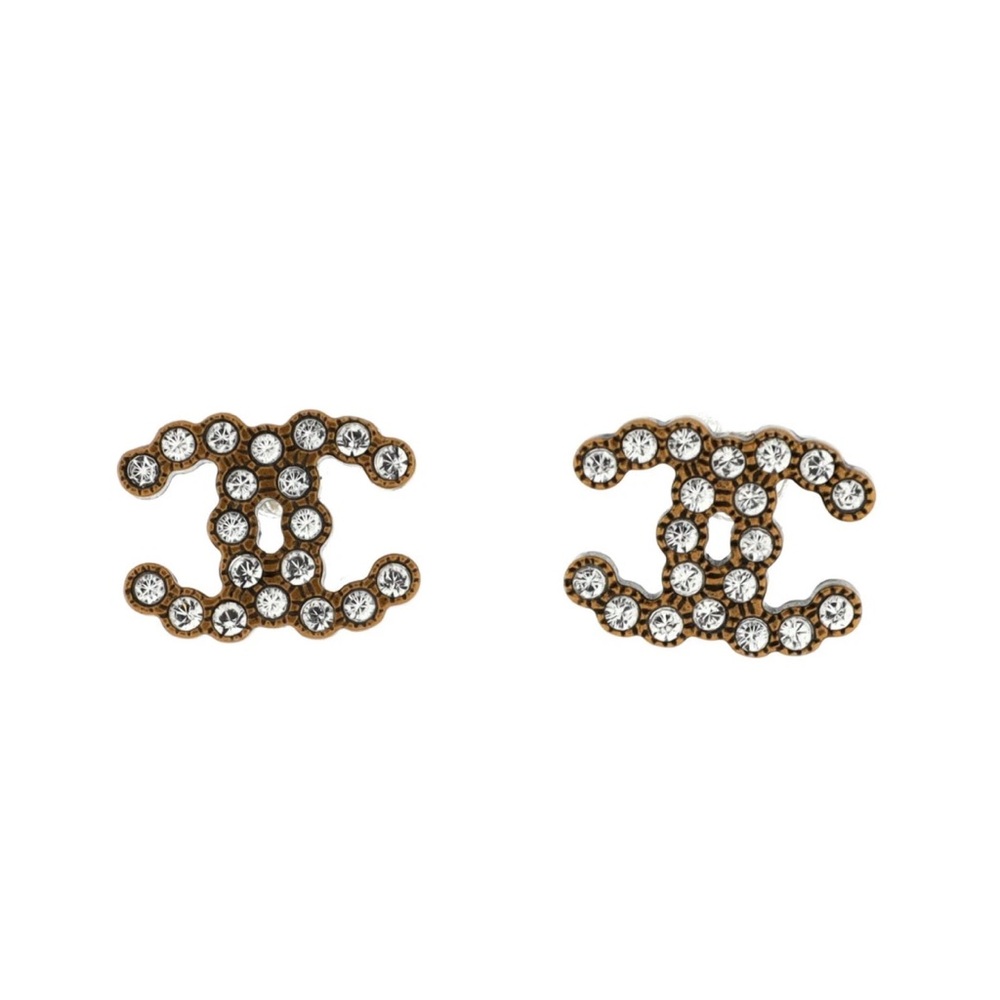 Sold Authentic Chanel CC Logo Moscova Earrings